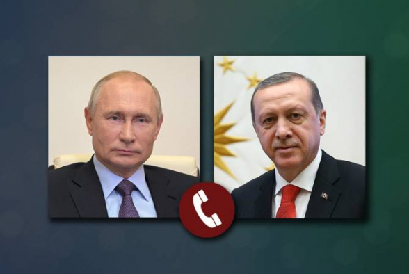 Эрдоган и Путин обсудили в телефонном разговоре ситуацию на Украине